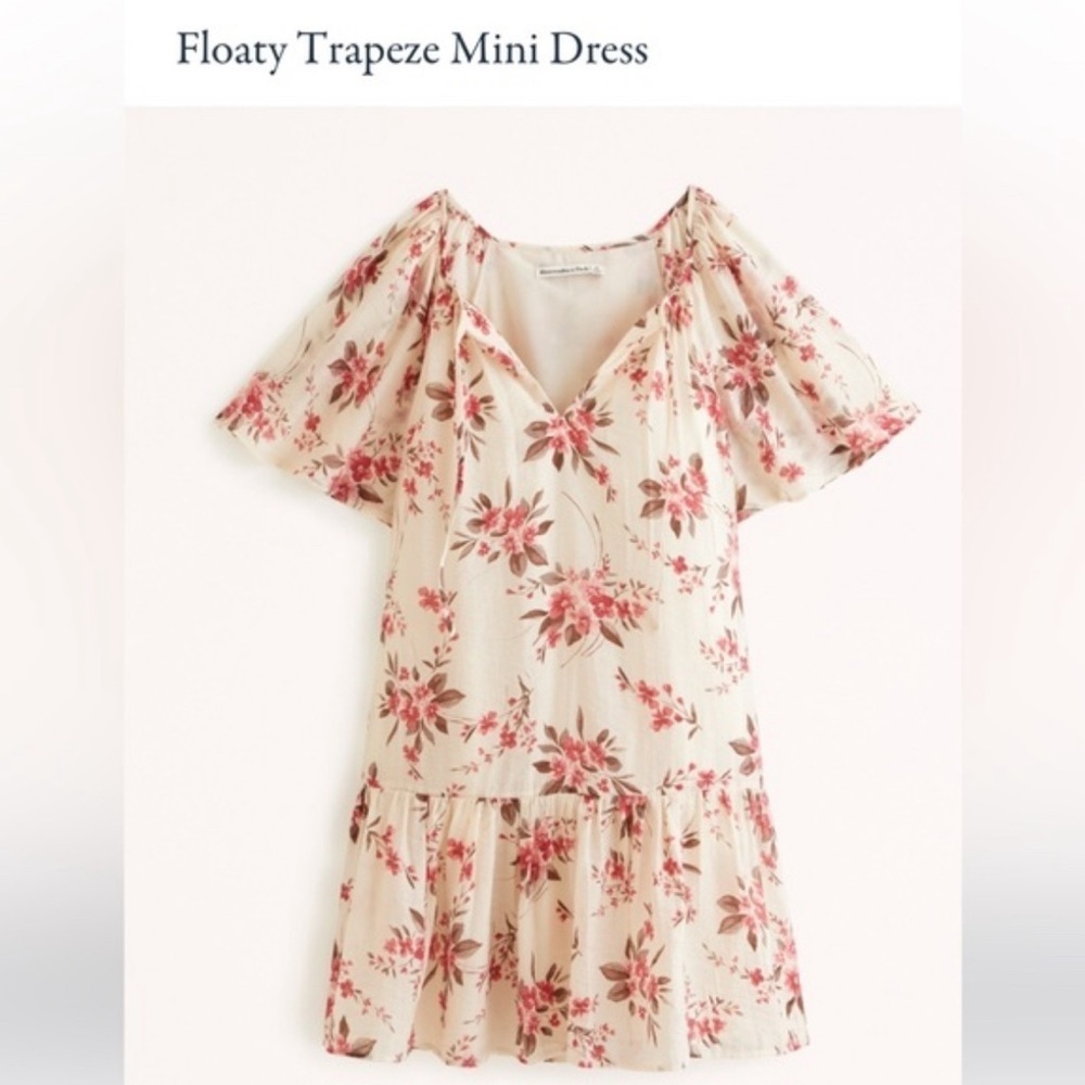 Abercrombie & Fitch Women's Floaty Trapeze Mini Dress NWT